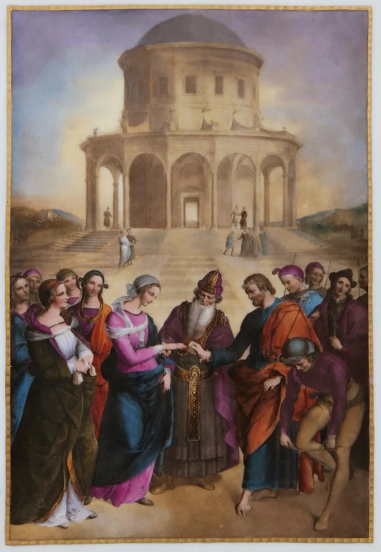 AFTER RAFAEL SANZIO. The Marriage of Madonna. — Paintings — Balclis