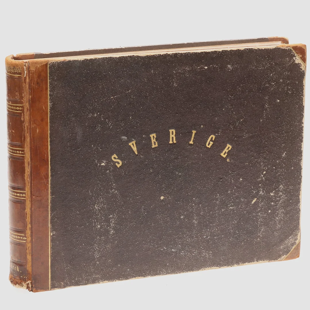 SVERIGE FRAMSTÄLDT I TAFLOR, 96 litografier, 1856. — Books — Örebro Stadsauktioner