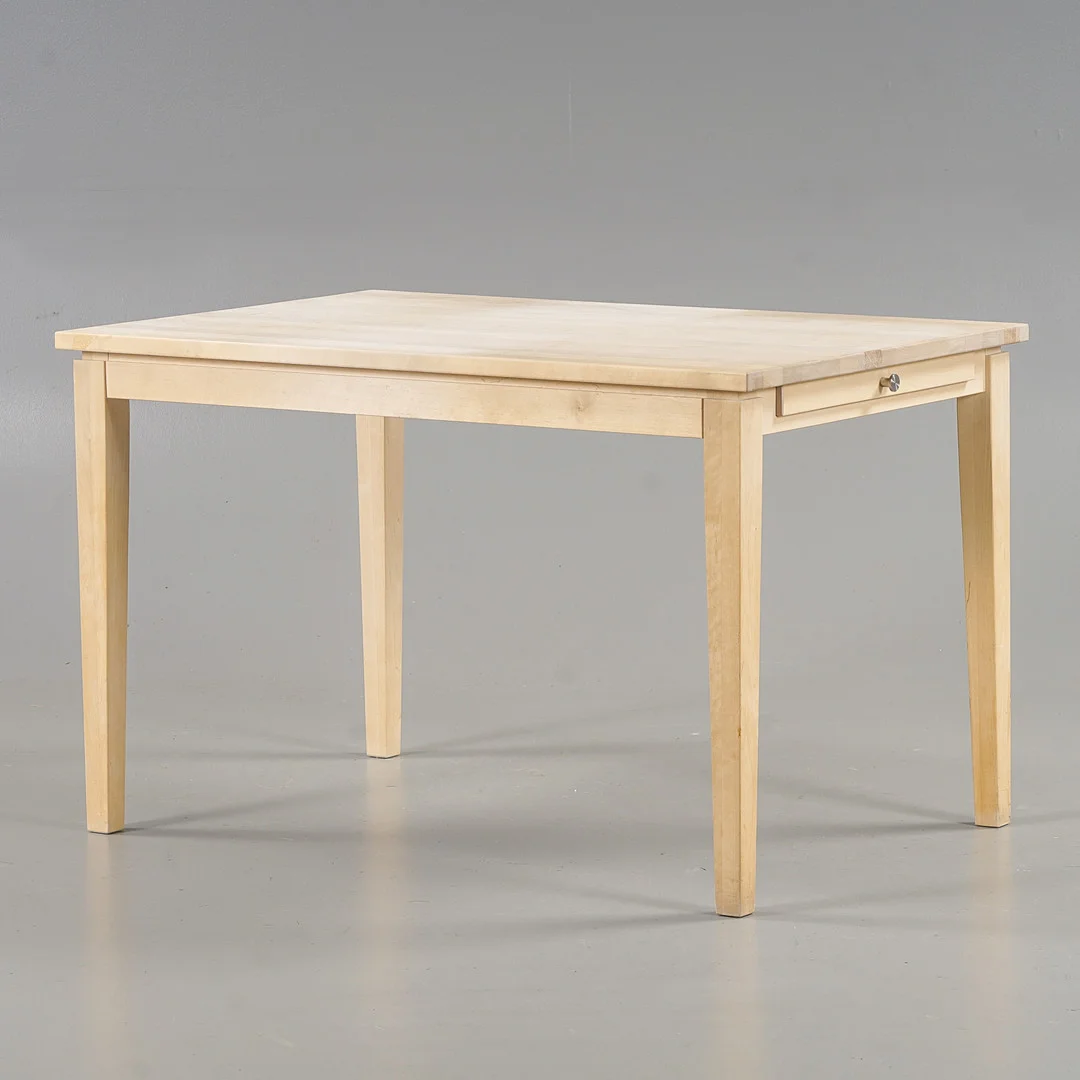 MARIT STIGSDOTTER. Matbord "Allegro" Vitoljad björk, Stolab, 2007. — Dining tables — Karlstad Hammarö Auktionsverk