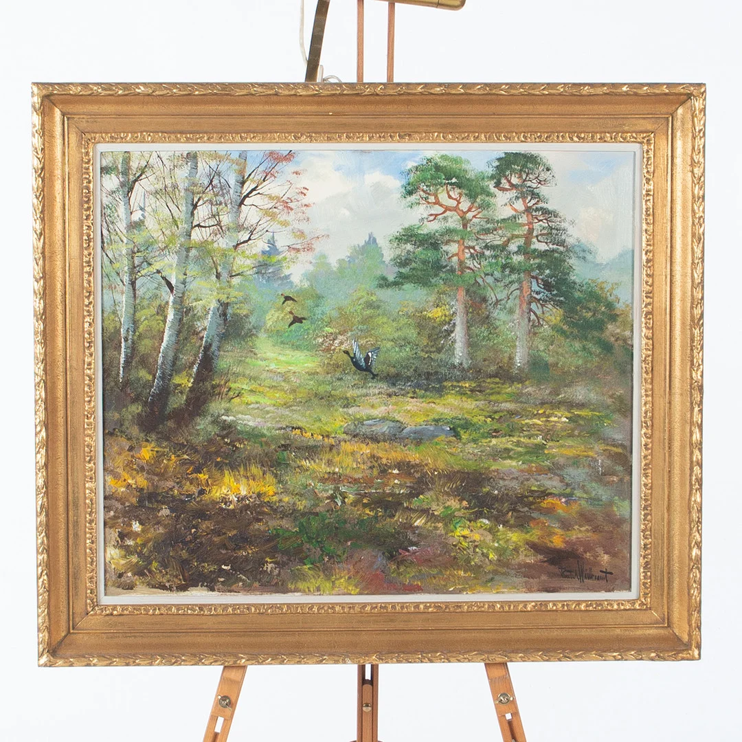 BERTIL WIDBRANDT. Olja på duk, signerad. — Paintings — Laholms Auktionskammare