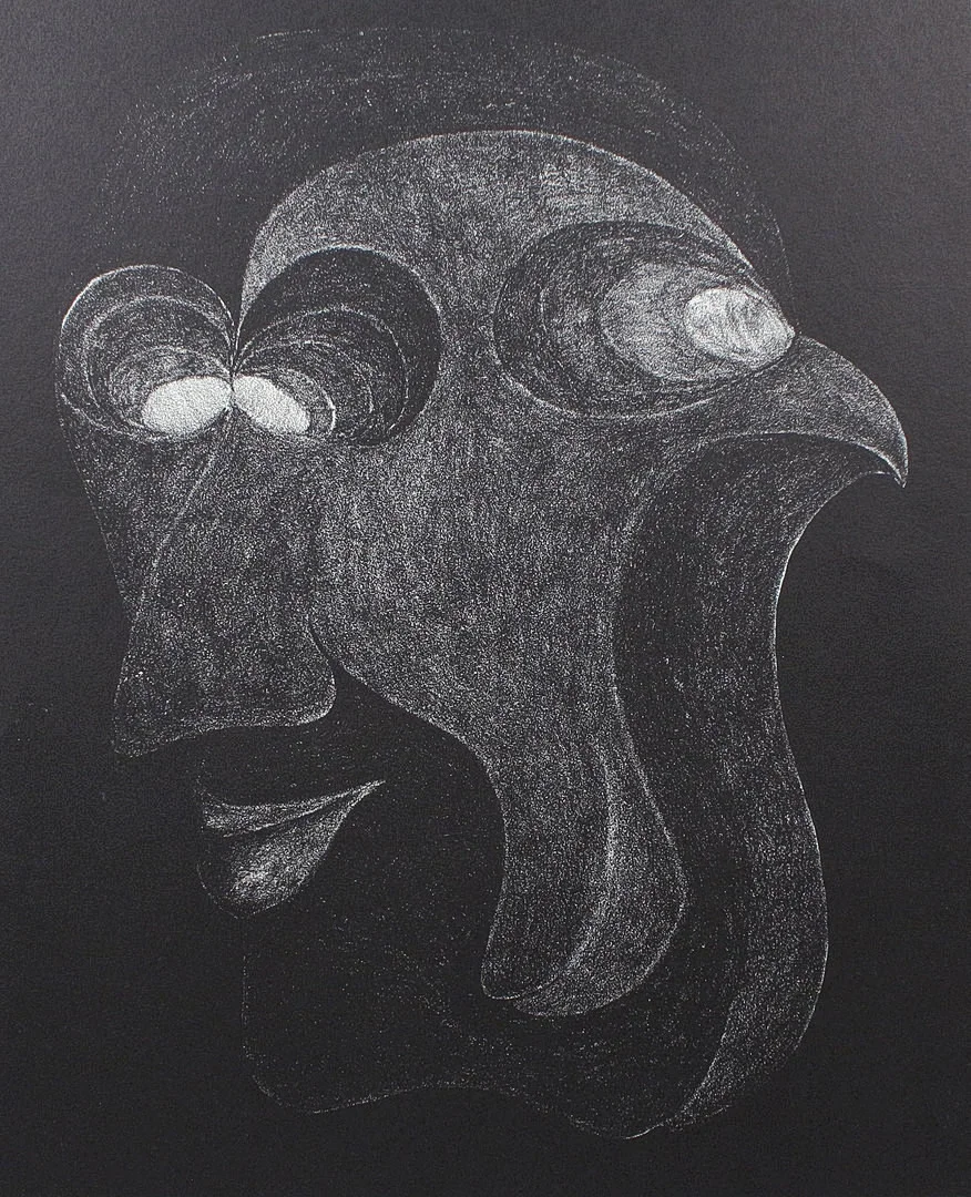 Unbekannter Künstler. 'Two-faced', Radierung, limitiert, Ed. 8/23, signiert, (1973). — Engravings & Prints — Stockholms Auktionsverk Düsseldorf/Neuss