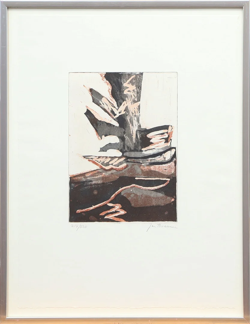 JAN BRAUNER. ETSNING, signerad. — Engravings & Prints — Kalmar Auktionsverk