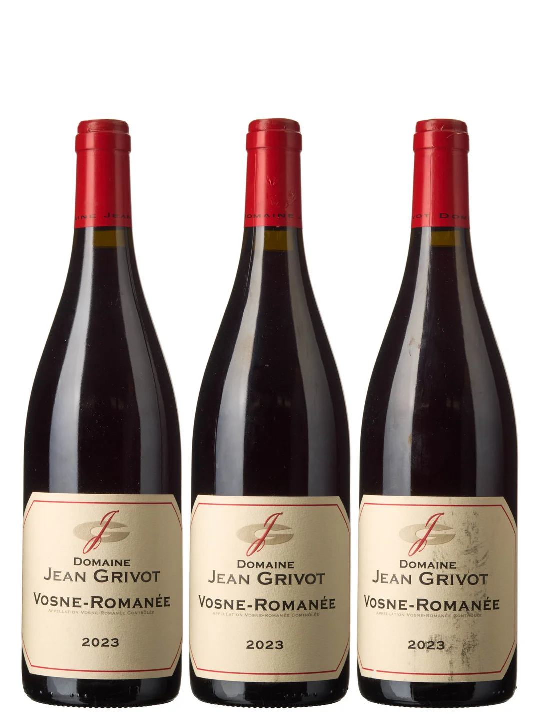 3 x Vosne-Romanee 2023, Jean Grivot — 3 x Vosne-Romanee 2023, Jean Grivot — Vin/Vin — Blomqvist