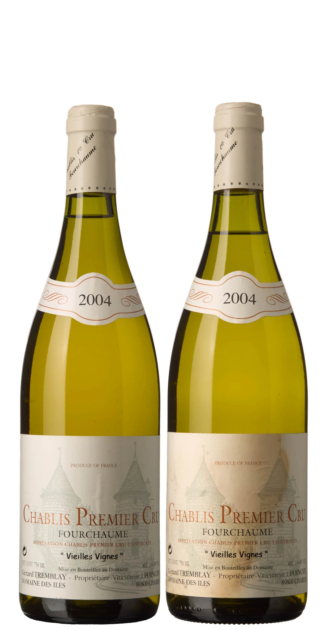 2 x Chablis 1er Cru Fourchaume Vieilles Vignes 2004, Gerard Tremblay / Domaine des Iles — 2 x Chablis 1er Cru Fourchaume Vieilles Vignes 2004, Gerard Tremblay / Domaine des Iles — Vin/Vin — Blomqvist