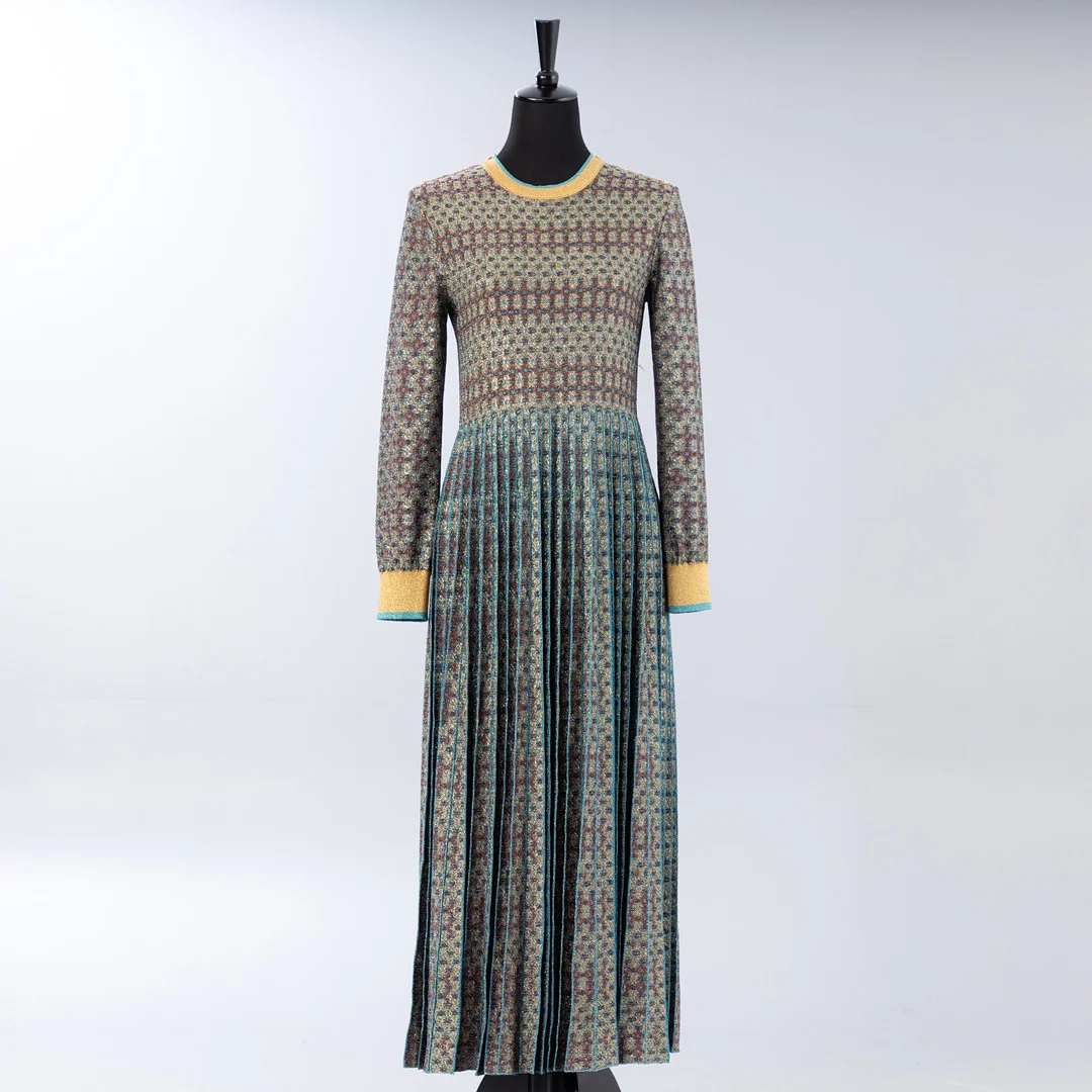 CHANEL. Langes Kleid / Maxikleid, Pre-Fall 2019, FR 40. — Vintage & Designer Fashion — Stockholms Auktionsverk Hamburg