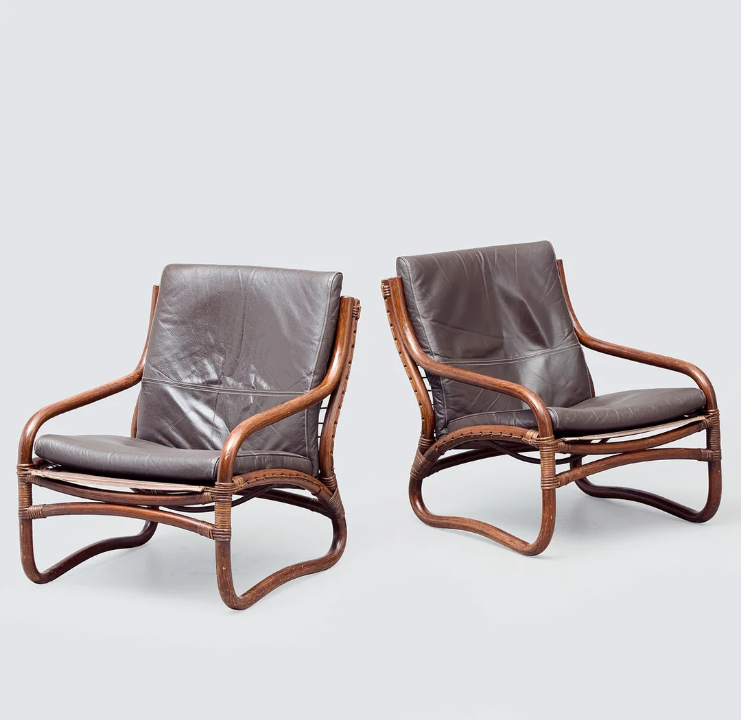 FÅTÖLJER, IKEA. Ett par, "Baden", 1970-tal. — Armchairs & Chairs — Uppsala Auktionskammare
