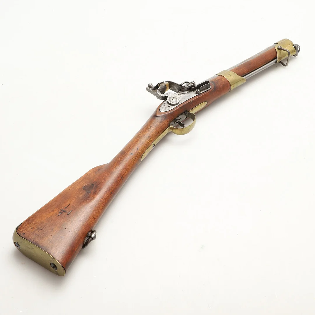 PISTOLKARBIN med flintlås, svensk, m/1802-07. — Guns & Rifles — Crafoord Auktioner Malmö