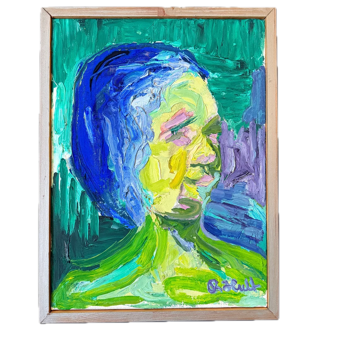 RAGNAR HULT. "Flicka" Olja på duk. — Paintings — Auktionshuset STO Bohuslän