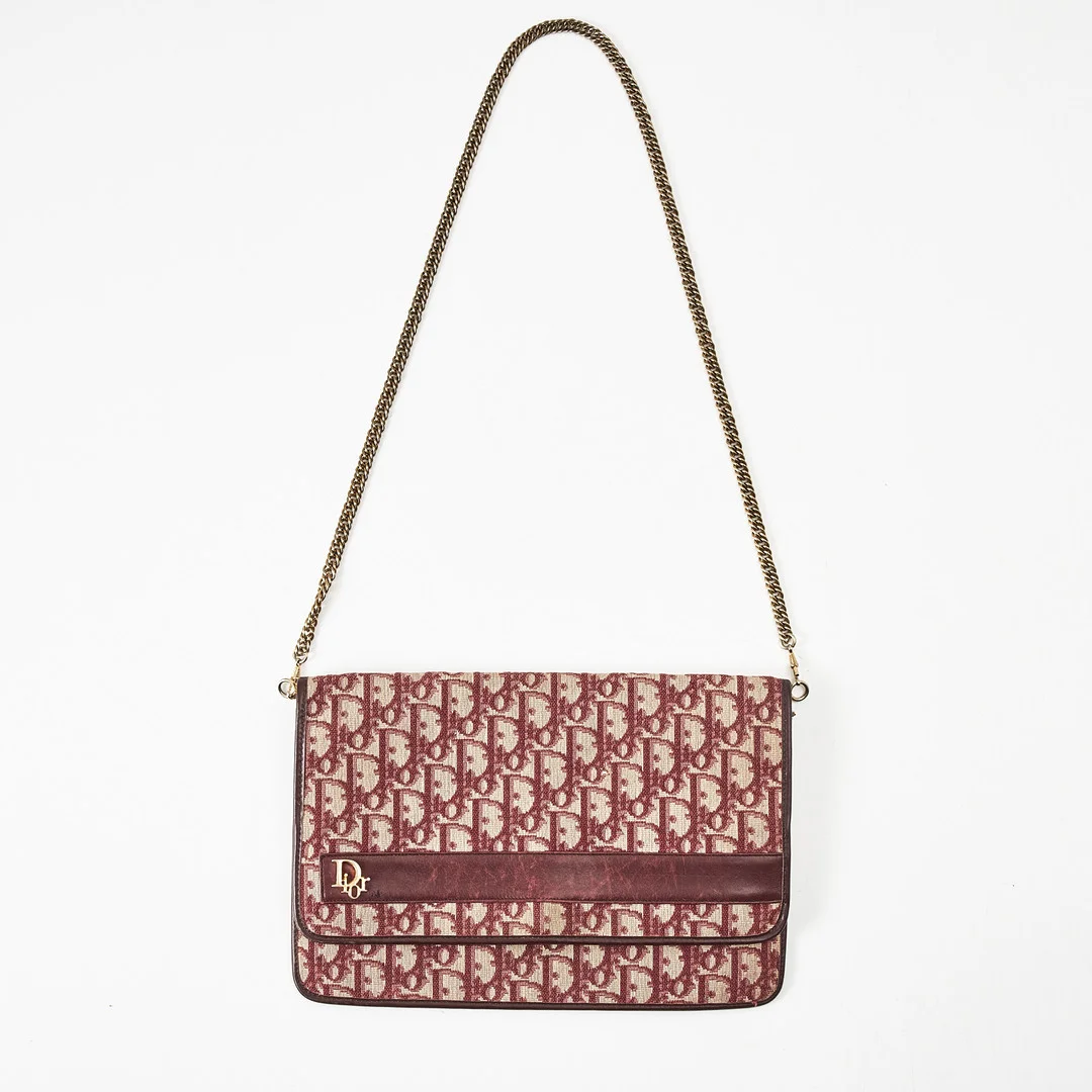 CHRISTIAN DIOR, handväska, 1970-tal. — Vintage & Designer Fashion — Stockholms Auktionsverk Magasin 5