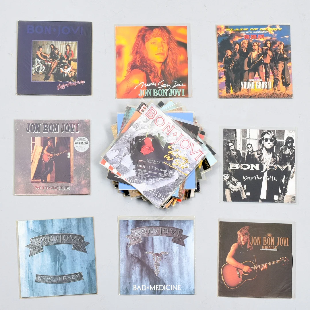 VINYLPLADER LP samling af Bon Jovi (23). — Audio, Vinyl & Hi-Fi — Sørensen Auktioner