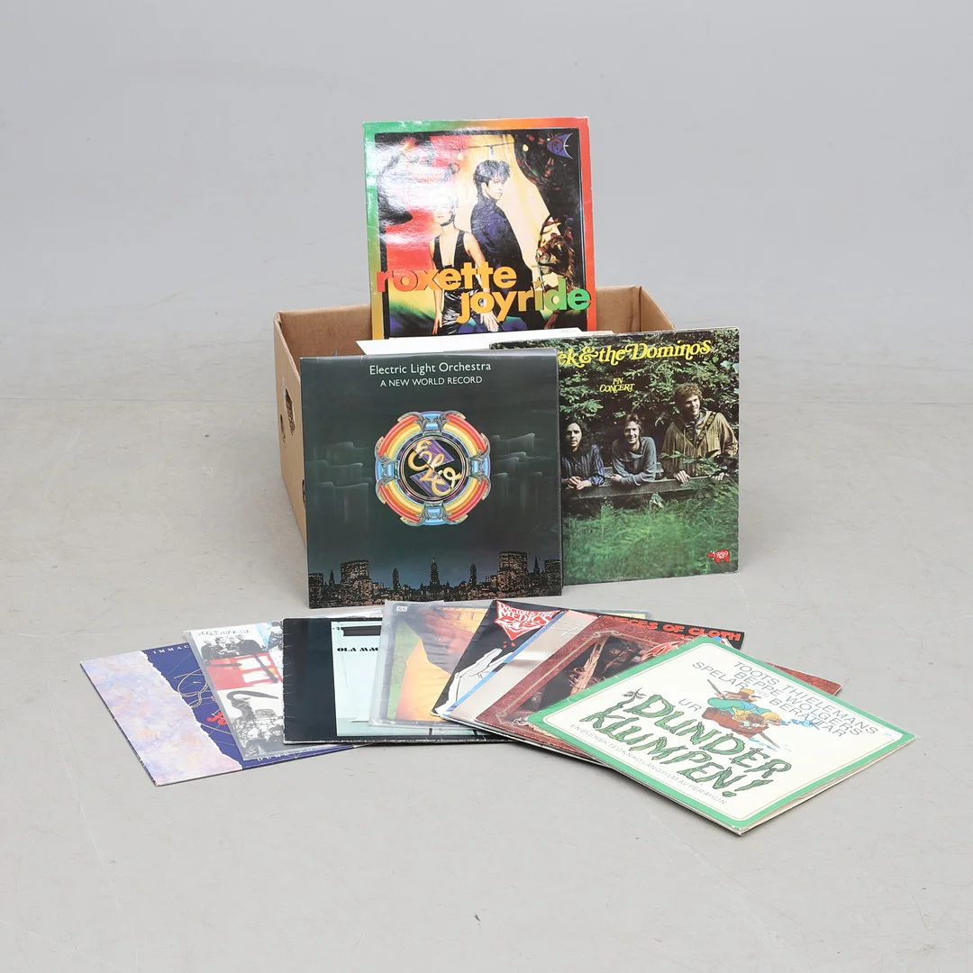 VINYLSKIVOR, LP och EP, parti, blandade artister, bla Abba, Dolly Parton och Magnum. — Audio, Vinyl & Hi-Fi — Gomér & Andersson Norrköping