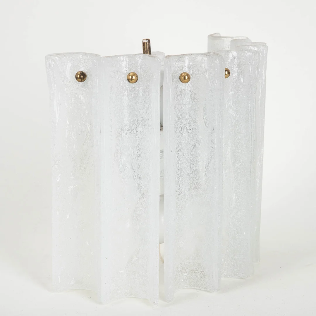 Kalmar, Franken KG, Wandleuchte mit Glaskörpern "Ottental", 1970er Jahre. — Wall Lights — Stockholms Auktionsverk Hamburg