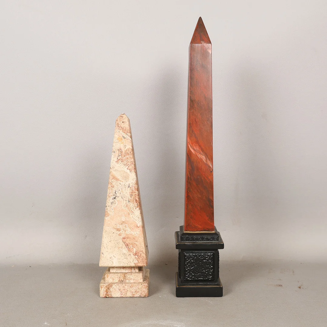 TWO OBELISKS (2). — Sculptures & Bronzes — Bishop & Miller