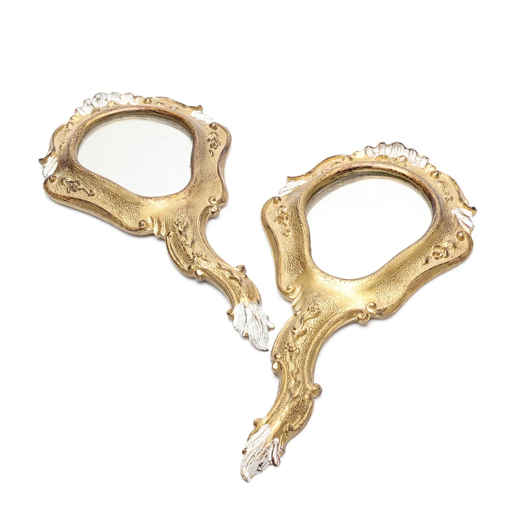 HANDSPELAR, 1 par, plast, Italien. — Mirrors — Gomér & Andersson Linköping