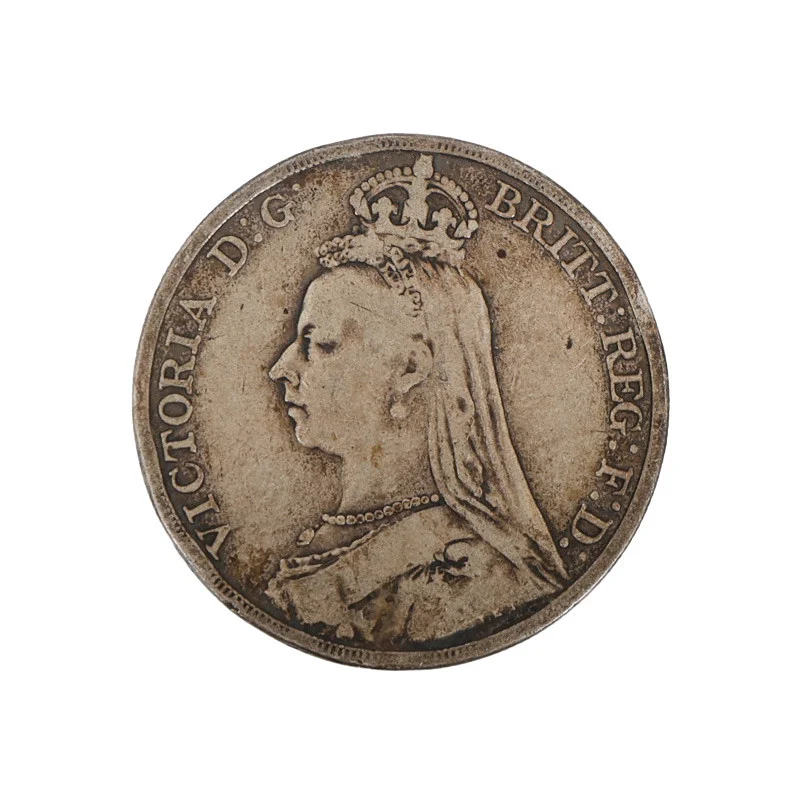 A VICTORIAN SILVER CROWN. — Coins & Banknotes — Bishop & Miller