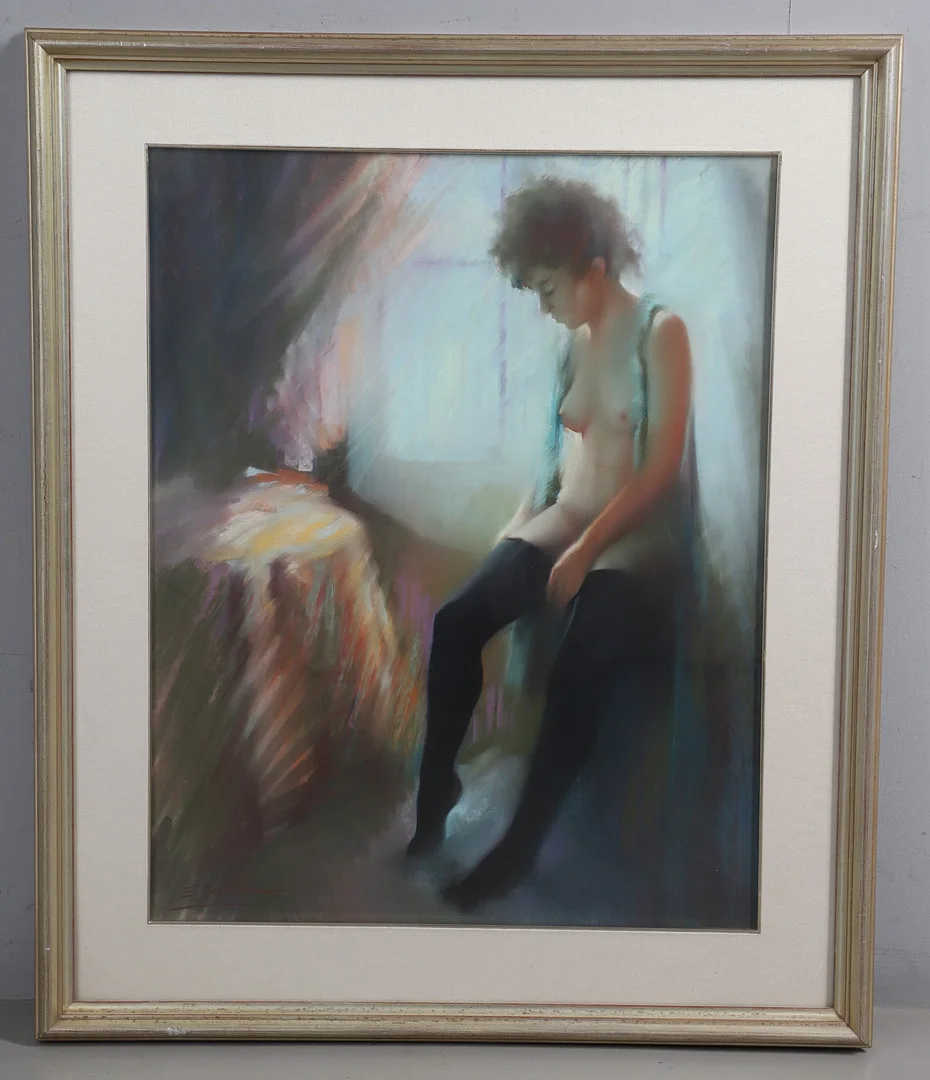 E. BERTRAM (20TH CENTURY). THE DRESSING ROOM. — Drawings — Lawrences Auctioneers