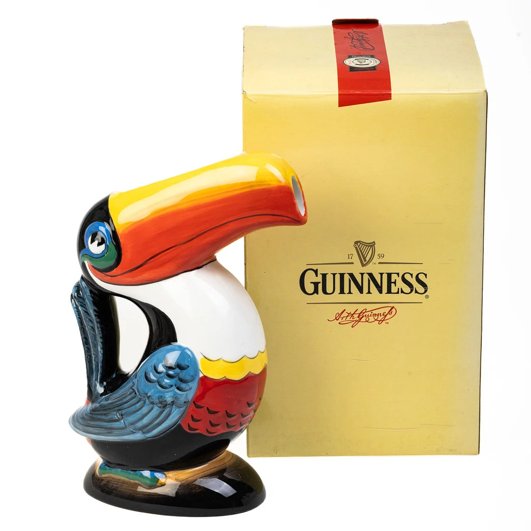 ENESCO GUINNESS CERAMIC TOUCAN JUG. — Advertising & Signs — Griffin’s Auctioneers