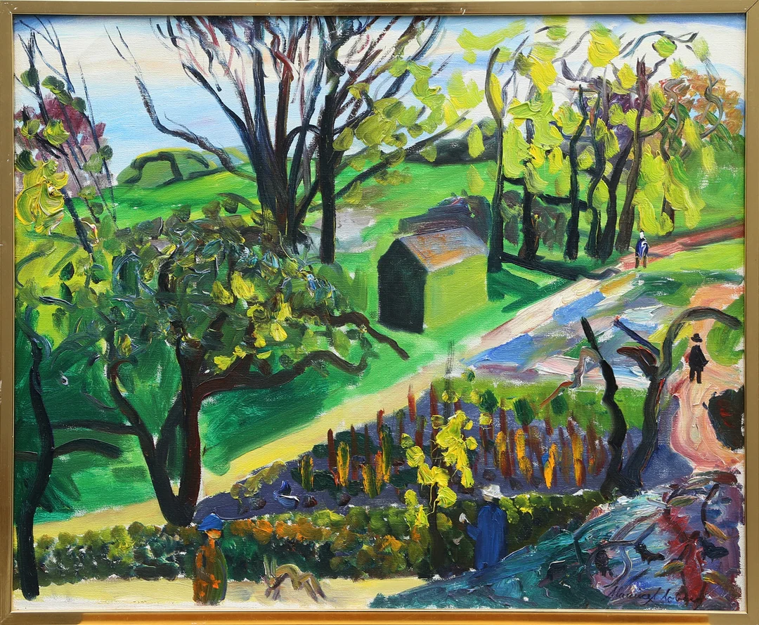 MAURICE MOBERG. OLJA, på duk, signerad. — Paintings — Kalmar Auktionsverk