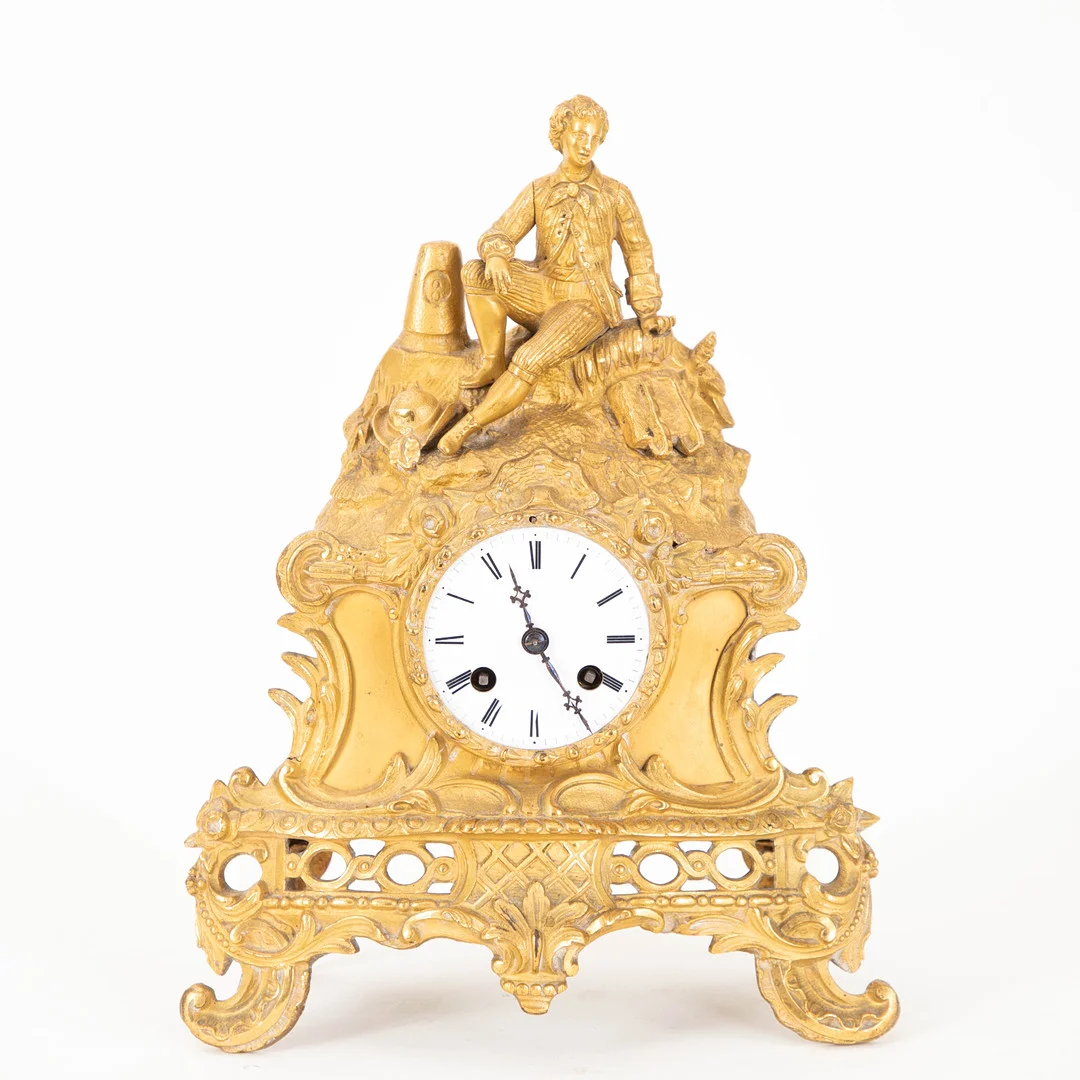 Kleine Pendule, Frankreich, 19/Anfang 20. Jh. — Mantel clocks — Stockholms Auktionsverk Hamburg