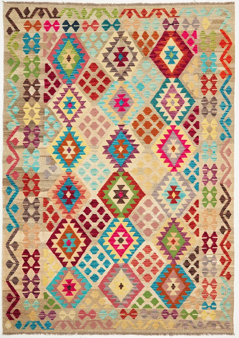 ORIENTMATTA. Kelim, ca 250x178 cm. — Oriental Carpets & Textiles — Stockholms Auktionsverk Sickla