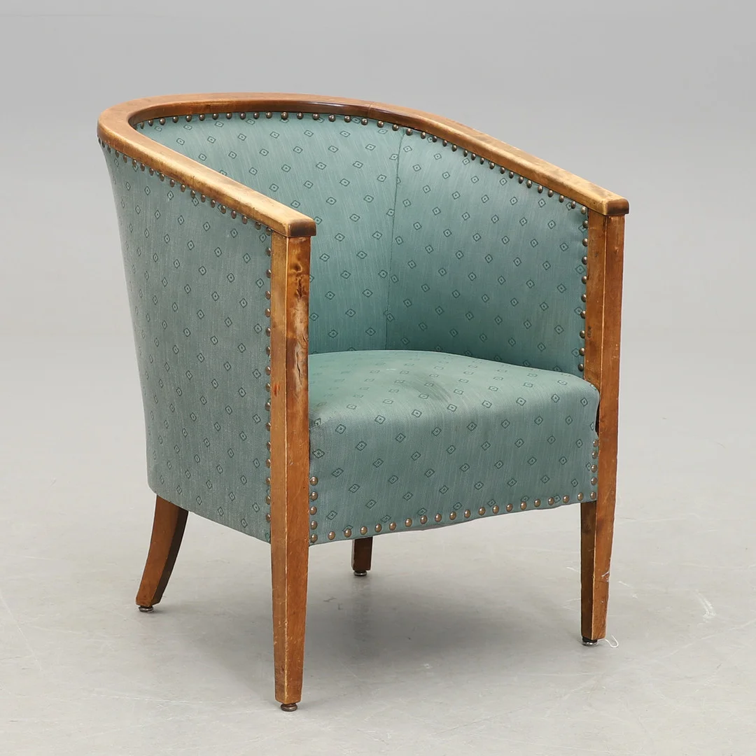 FÅTÖLJ, 1940-tal. — Armchairs & Chairs — Crafoord Auktioner Malmö