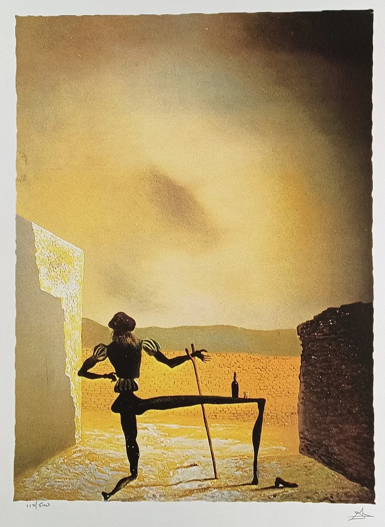 SALVADOR DALÍ (1904 FIGUERAS -1989 EBENDA, NACH) - „EL FANTASMA DE VERMEER DE DELFT"/ THE GHOST OF VERMEER VAN DELF“. — Engravings & Prints — Auktionshaus Blank