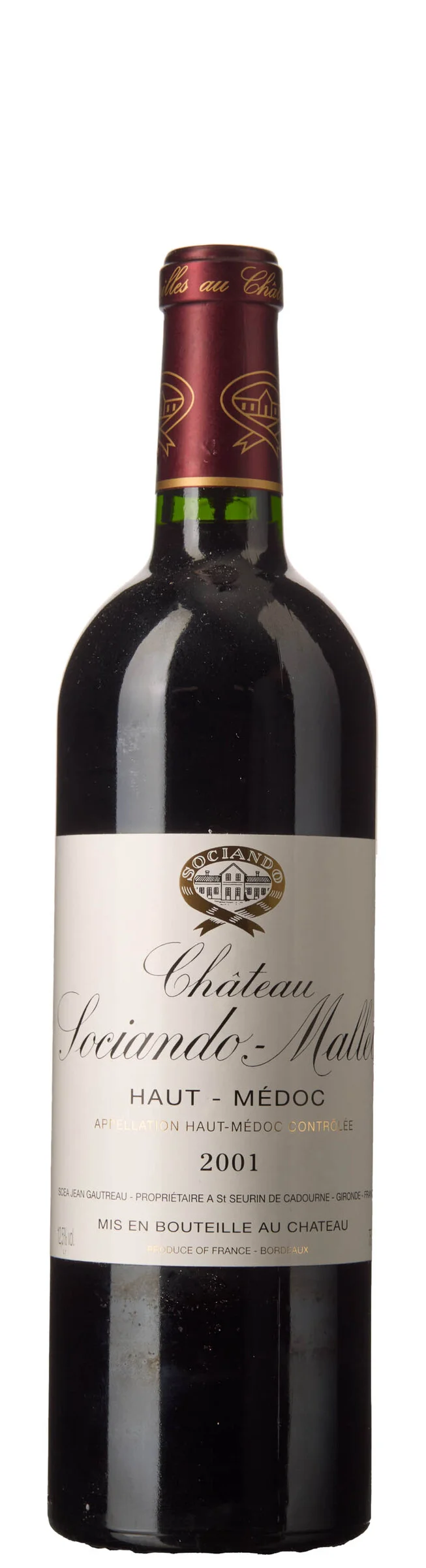 1 x Chateau Sociando Mallet 2001 — 1 x Chateau Sociando Mallet 2001 — Vin/Vin — Blomqvist