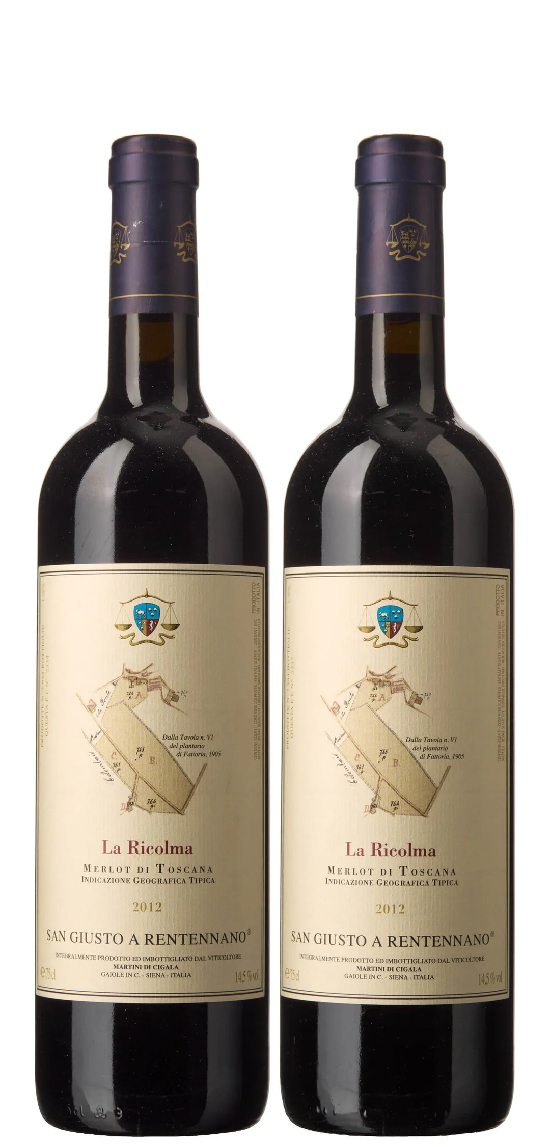 2 x La Ricolma 2012, San Giusto a Rentennano — 2 x La Ricolma 2012, San Giusto a Rentennano — Vin/Vin — Blomqvist