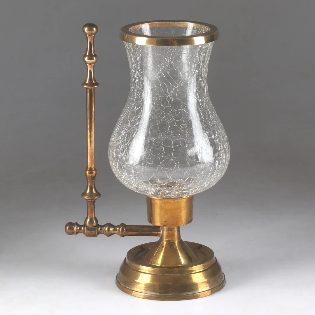 SKEPPSLYKTA, mässing, glas, 1900-tal. — Technica & Nautica — Stadsauktion Sundsvall