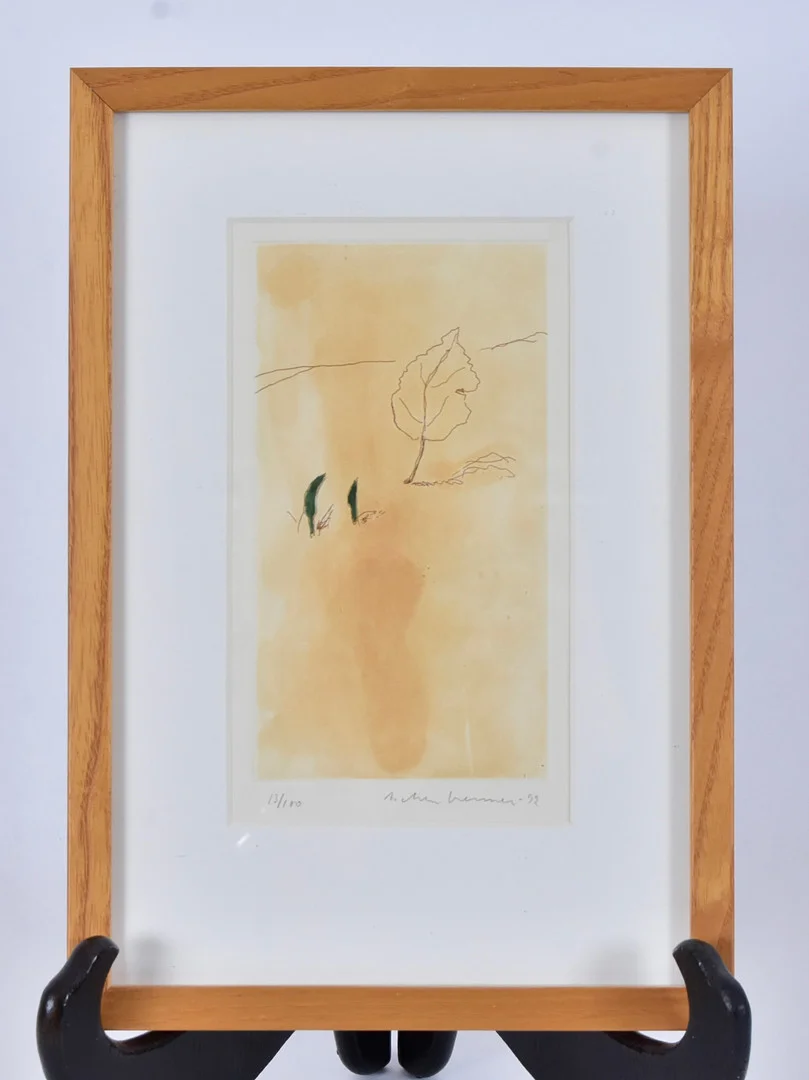 LENNART ASCHENBRENNER. Färgetsning. — Engravings & Prints — Halmstads Auktionskammare