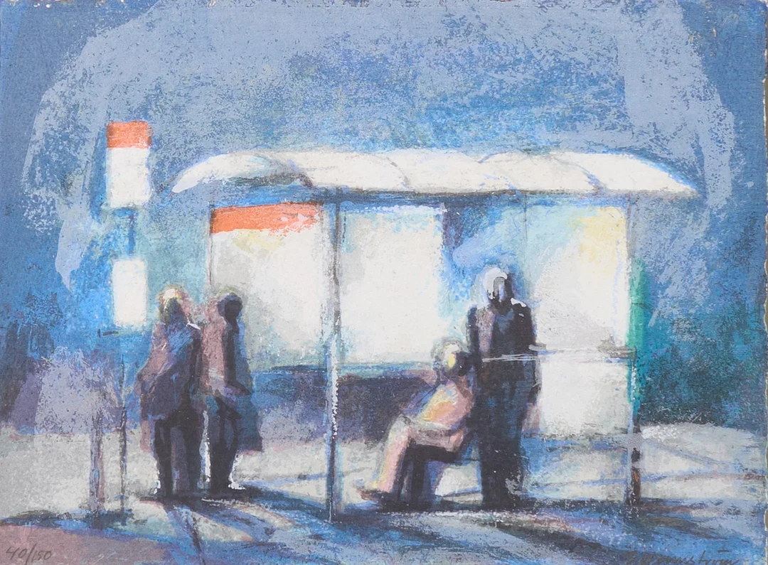 BERNDT WENNSTRÖM. Färglitografi, signerad 40/150. — Engravings & Prints — Metropol Auktioner