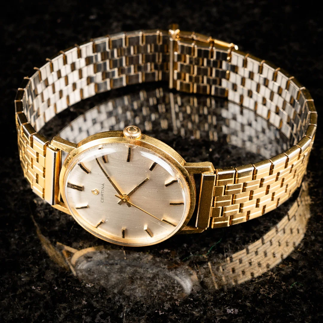 ARMBANDSUR, Certina, Guld 18K, 1900-tal. — Wristwatches — Norrlands Auktionsverk