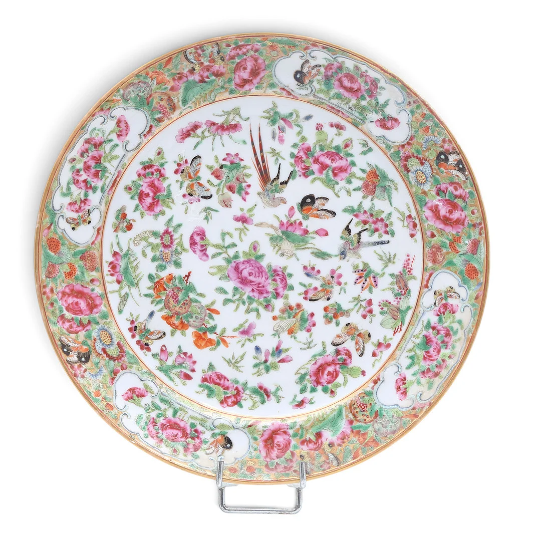Chinese Canton porcelain dish, late 19th Century. — Oriental — Balclis