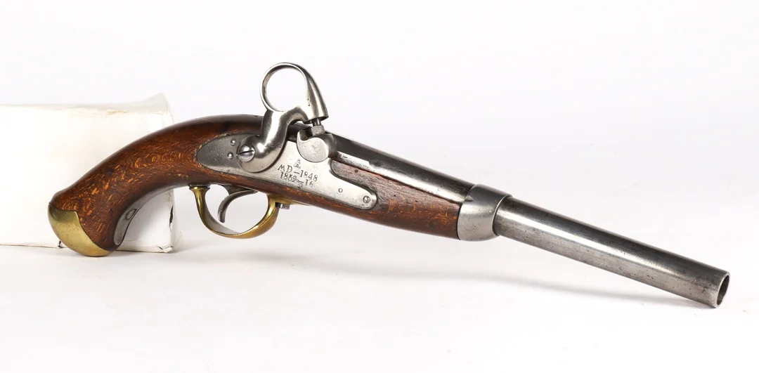 Danish Kronborg M1848 ring cock pistol — Hunting, fishing, arms and militaria/Militaria and collectible arms — Lauritz
