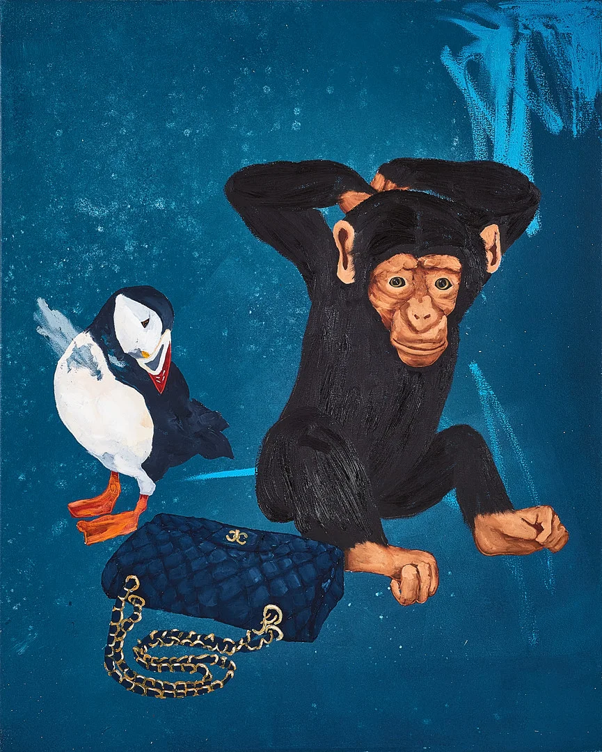 BOBO WALLMANSSON. "Just going to... then". — Paintings — Stockholms Auktionsverk Magasin 5
