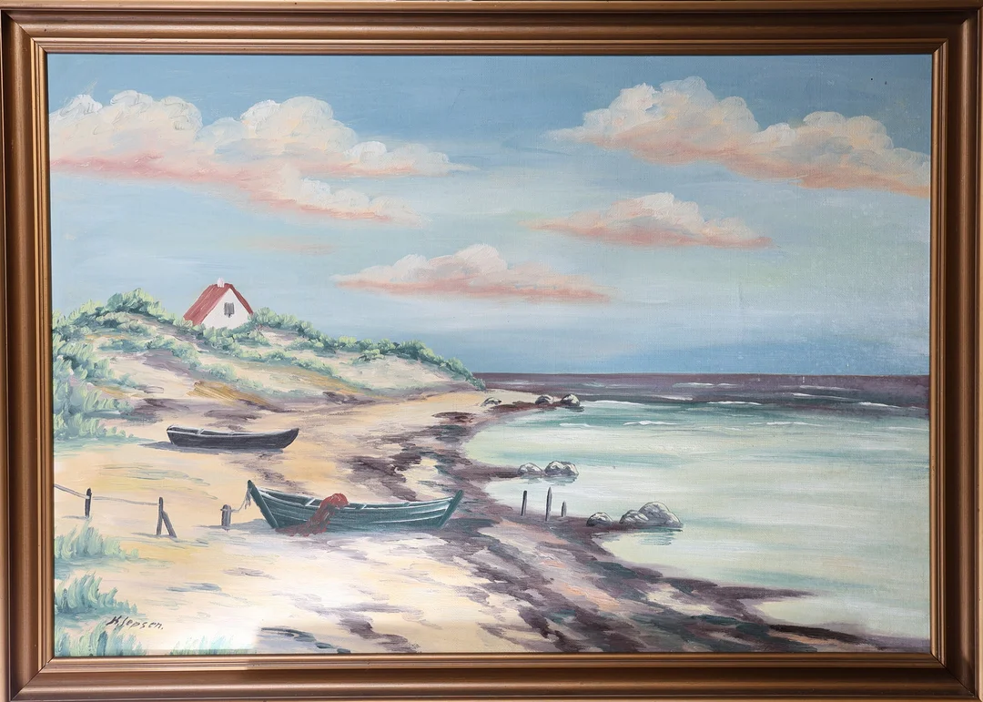 K JEPSEN. Olja på duk. — Paintings — Gomér & Andersson Jönköping