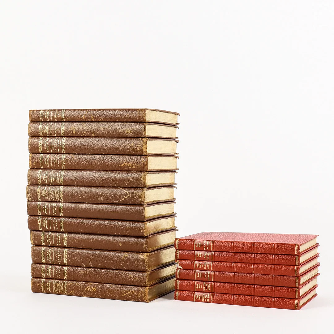 SELMA LAGERLÖF. Böcker 12 band helfranska, Sigge Stark 6 band. — Books — Karlstad Hammarö Auktionsverk