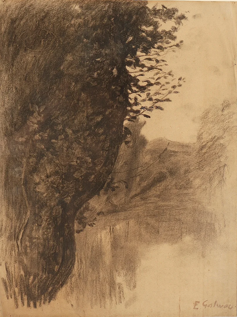 ENRIC GALWEY. Vista fluvial. — Drawings — Barcelona Auctions