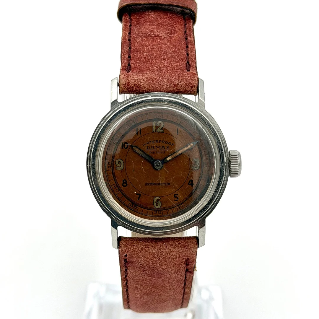DAMAS, armbandsur, 1940-tal, manuell, stål. — Wristwatches — Skandia Auktion