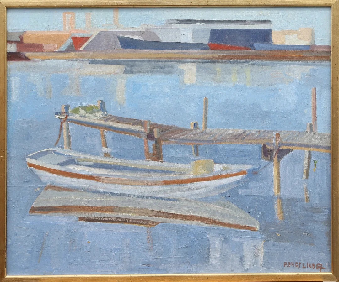 BENGT LIND. OLJA, på duk, signerad, 1967. — Paintings — Kalmar Auktionsverk