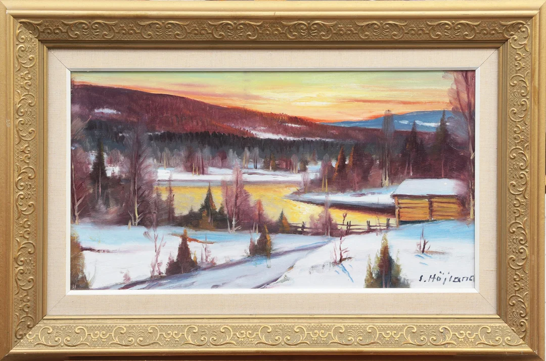 OLJA, på duk, signerad. — Paintings — Kalmar Auktionsverk