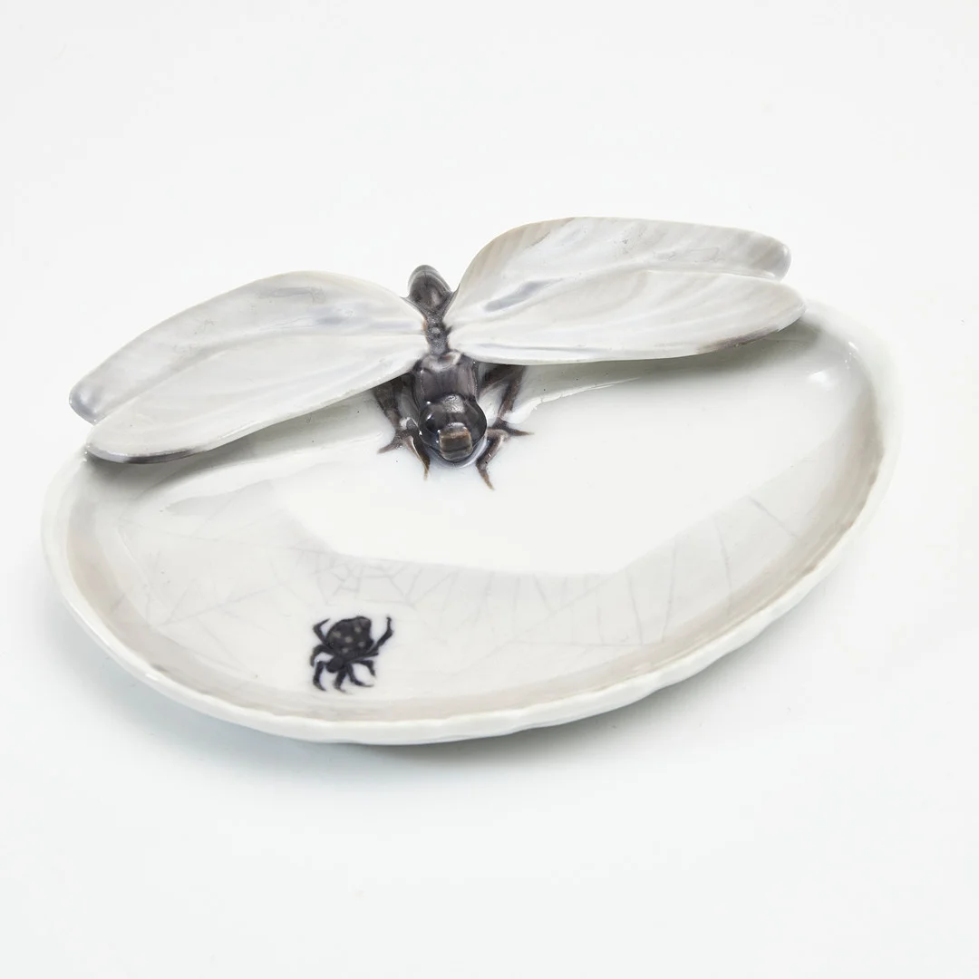 ROYAL COPENHAGEN, fat, porslin, 1900-talets början, jugend, Danmark. — European — Stockholms Auktionsverk Magasin 5