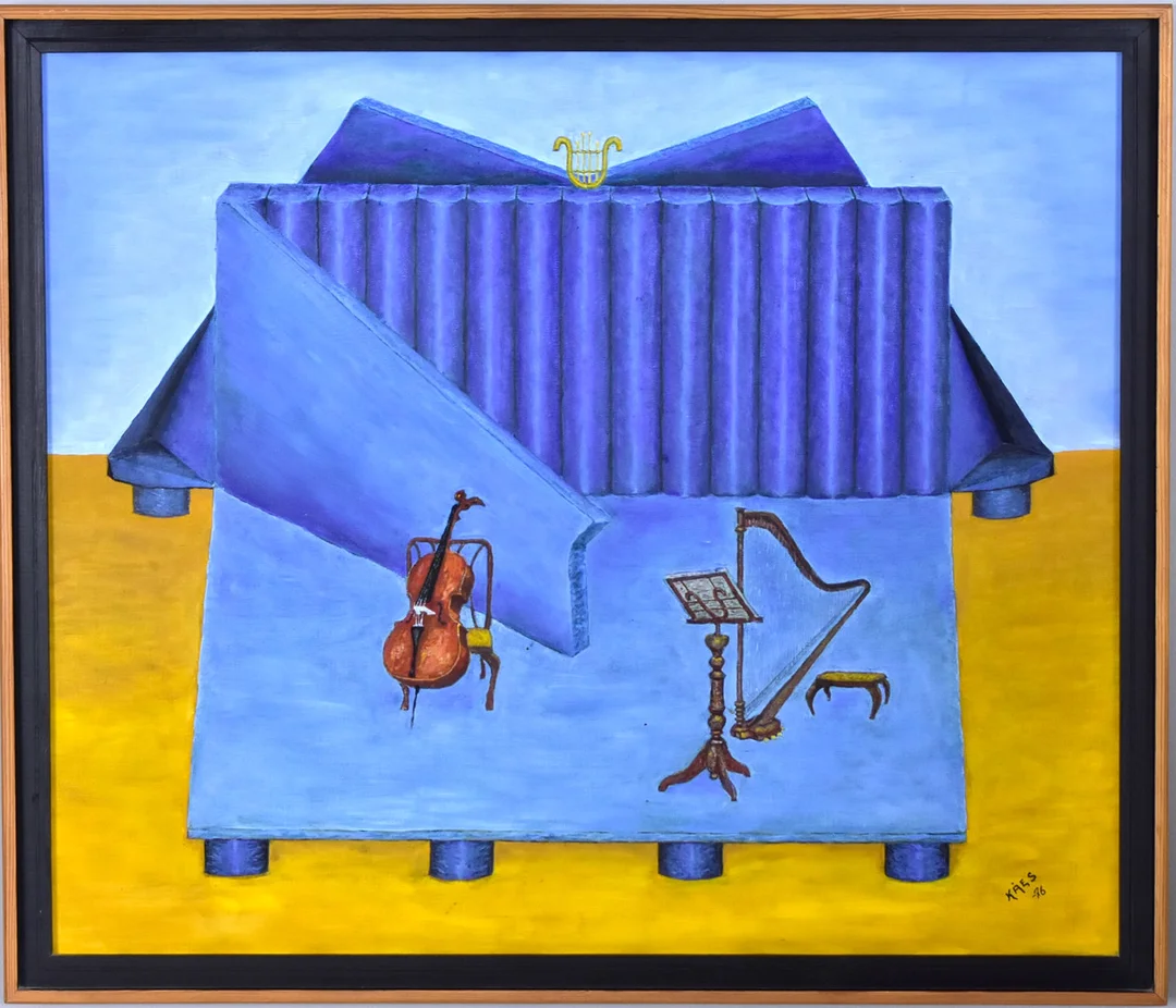 OIDENTIFIERAD KONSTNÄR. Olja på duk. — Paintings — Halmstads Auktionskammare