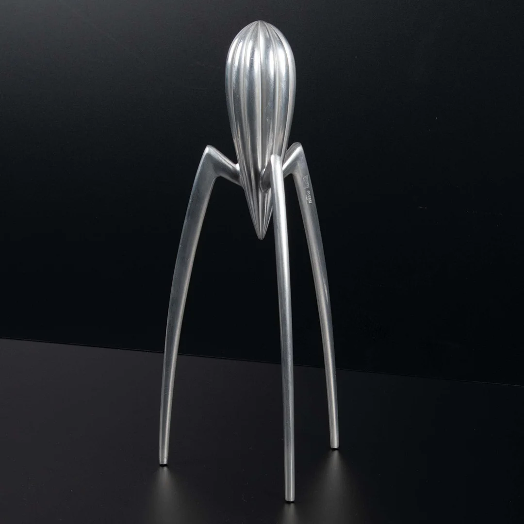 PHILIPPE STARCK. Citruspress, "Juice Salif", aluminium, Alessi, Italien. — Other metals — Laholms Auktionskammare