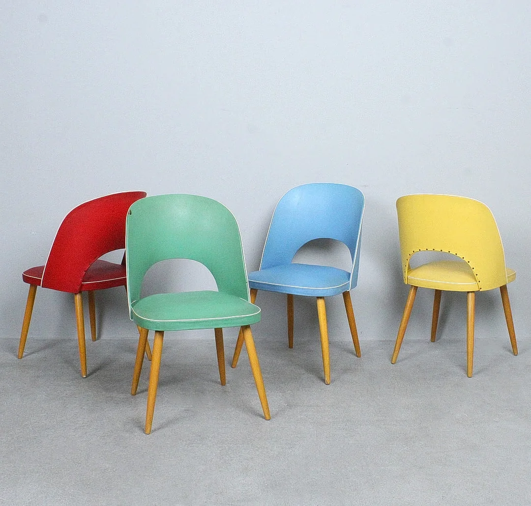 Set Stühle / Cocktailstühle der 1950/60er Jahre. — Armchairs & Chairs — Stockholms Auktionsverk Düsseldorf/Neuss