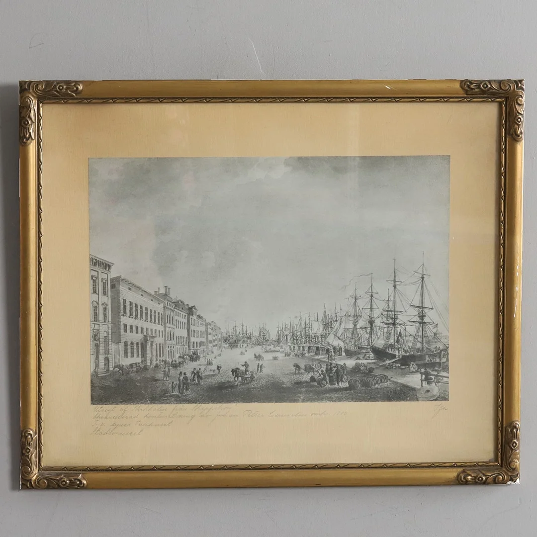 KONTURETTSNING, Johan Petter Cumelin. EFTER. Från Stadsmuseet. — Engravings & Prints — Örebro Stadsauktioner