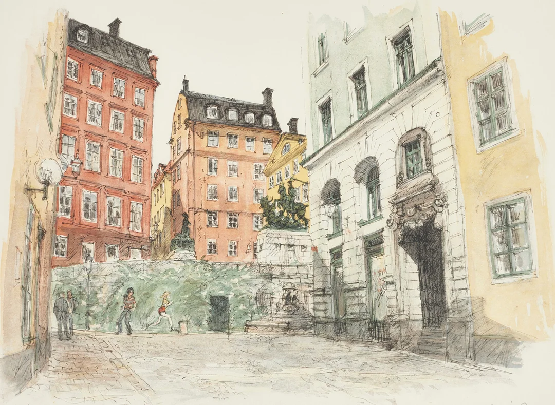 JAN LUNDQVIST. 3 st Stockholmsmotiv, signerade och numrerade 252/300, 140/290, H.C XLVI/L, färglitografi. — Engravings & Prints — Crafoord Auktioner Stockholm