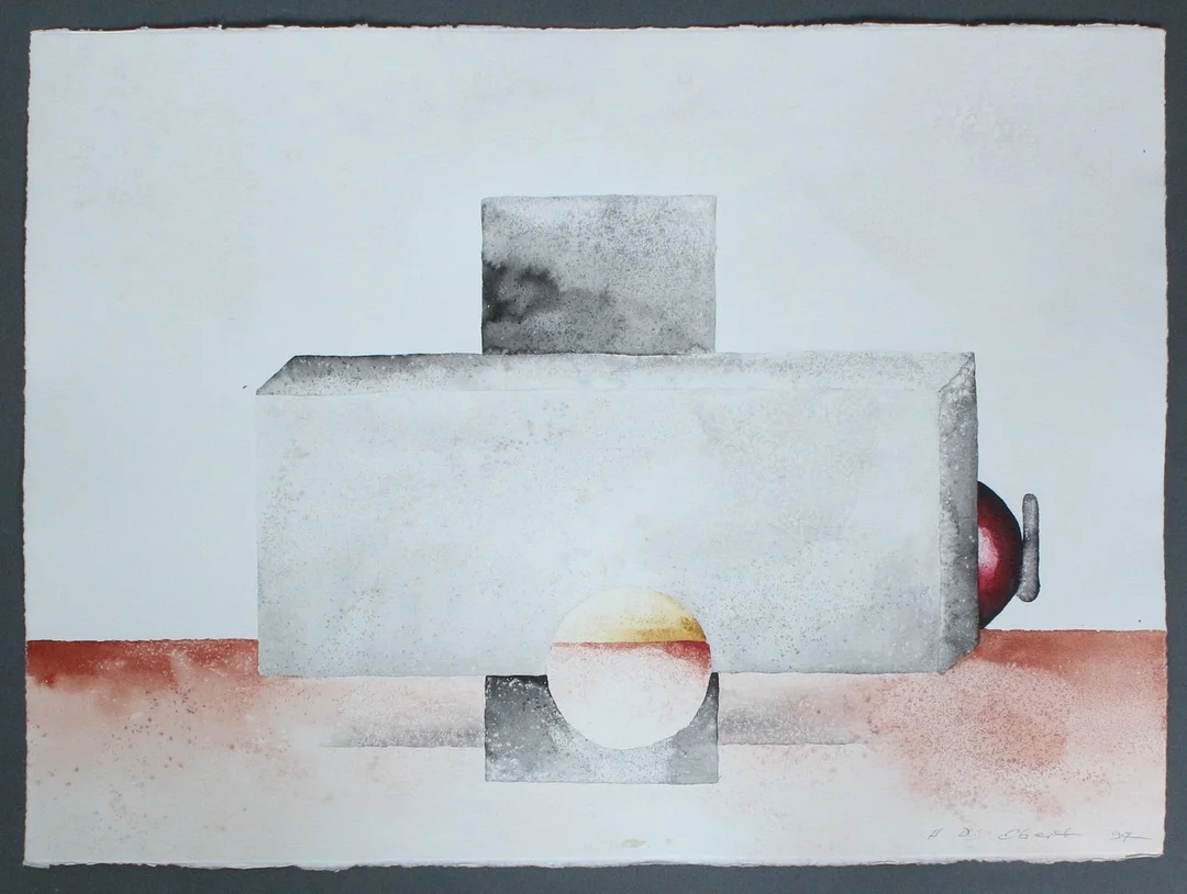 HEINZ DIETER EBERT. Mischtechnik, signiert, 1997, ca. 50 x 65 cm. — Drawings — Stockholms Auktionsverk Düsseldorf/Neuss