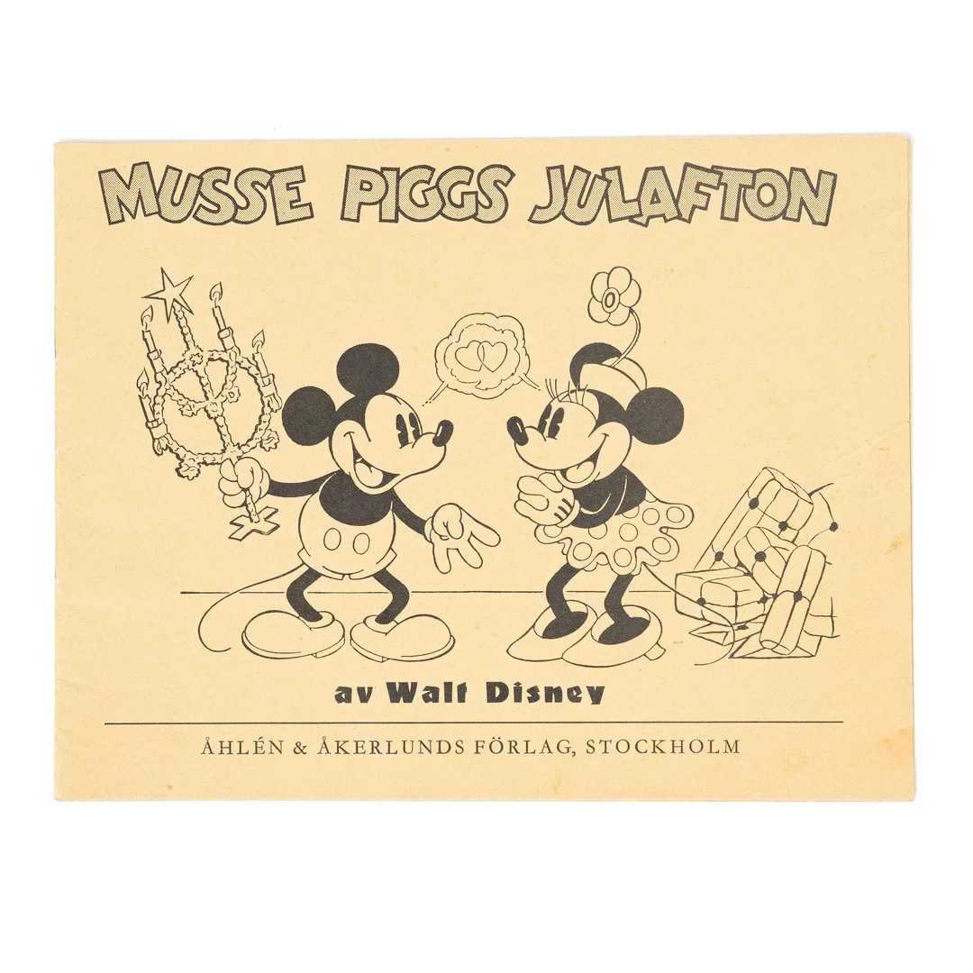 Serietidning, "Musse Piggs Julafton", 1936. — Samlarföremål/Övrigt — Bukowskis