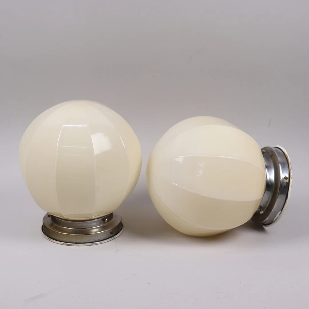TAKLAMPOR, funkis, 1930-tal, 1 par. — Ceiling lights — Markus Auktioner